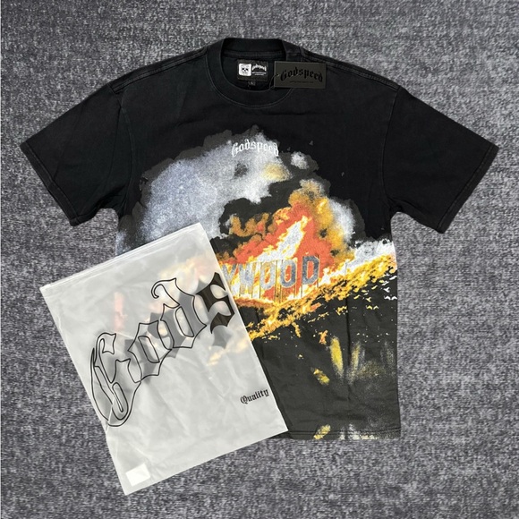 Godspeed Burning Hollywood T Shirt - Picture 2 of 4